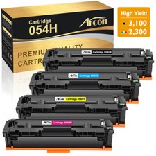 4 Toner Cartridge for Canon 054 Color Imageclass MF640C MF644cdw MF642cdw LBP620
