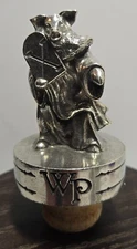 Whistle Pig Boss Hog X "The Ten Commandments" Pewter & Cork Bottle Stopper