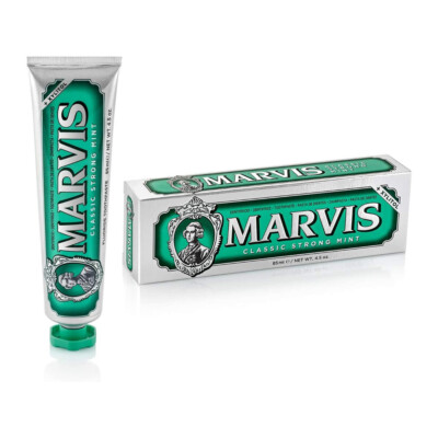 8 Stk Zahnpasta Marvis Classic Strong Mint Geschmack Minze Menthe Pflege Zähne
