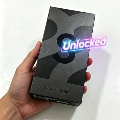 New & Sealed Samsung Galaxy S22 Ultra 5G 128GB S908U Unlocked Smartphone 6.8''
