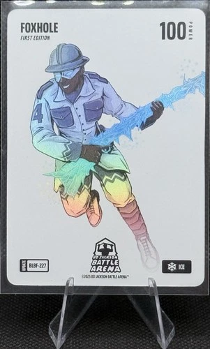 Bo Jackson Battle Arena Update Foxhole Ice Blizzard Battlefoil #BLBF-227