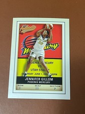2002 Fleer Authentix WNBA - Jennifer Gillom #61 Phoenix Mercury