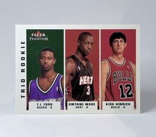 2003-04 Fleer Tradition #296 T.J. Ford Dwyane Ford Kirk Hinrich RC Rookie