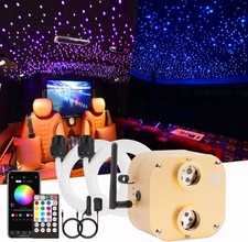 CHINLY Starlight Headliner Kit Twinkle 1000pcs 13.1ft 0.03in 20w Fiber Optic Sta