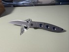 WE Knife Schism Frame Lock 908B Knife CPM S35VN Stainless Gray Blue Titanium