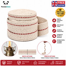 Flat Oil Lamp Wick Paraffin Kerosene Heater Stove Width Length Inch Meter Cotton