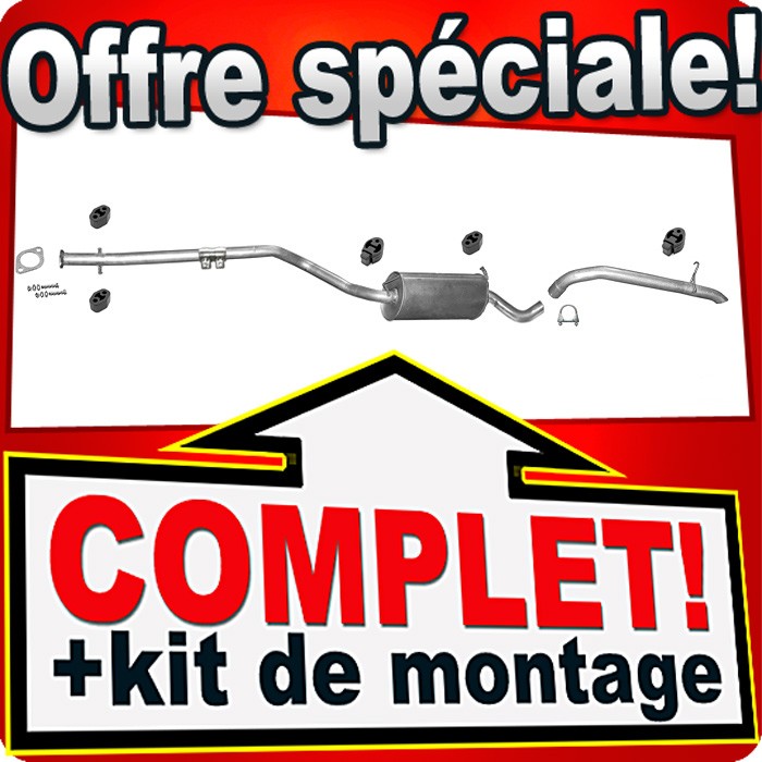 Échappement Ford Transit Tourneo Connect 1.8 Di TDCi LWB 2002-2004