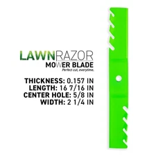 LawnRAZOR Blade for Ariens Gravely Ikon ZTX 48 09673500 Toothed Mulching 3 Pack