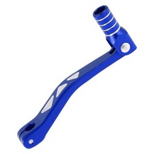 Levier pliant pour Yamaha TTR 50cc, alliage aluminium, bleu, bague argenté