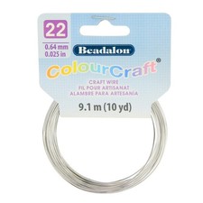 Beadalon ColourCraft Wire Jewelry Making Wire Thin Craft Copper Core Tarn...