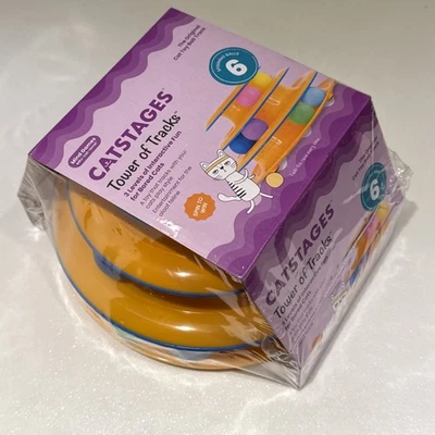 Catstages Tower of Tracks 3 Level Interactive Toy For Bored Cats The Original