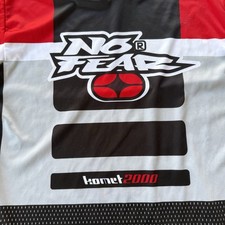 Maillot Vintage No Fear Motocross Manches Longues – Noir Taille L