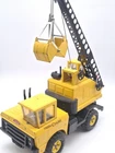 Vintage 1970s Mighty Tonka Crane No 3940 Original Pressed Steel Truck