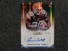 Terrance West 2014 Rookies and Stars Rookie Autographs Longevity #190 15/99