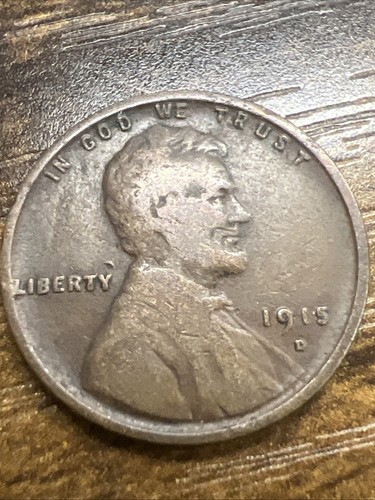 1915-D 1C Lincoln Wheat Cent tatsächliche Münze Überprüfen Sie meine anderen Weizen-Pennies & sparen Sie 125