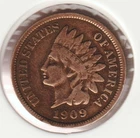 US Rare Old West 1909 Indian Head Penny Coin Collection Shield Cent 🔥 KEY DATE!