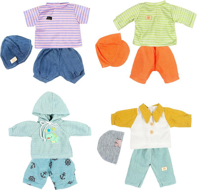 Baby Boy Doll Clothes for 12 13 14 15 16 Inch Dolls, 4 Sets 14