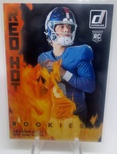2025 Panini Donruss Jaxson Dart #3 Red Hot Rookies RC Giants