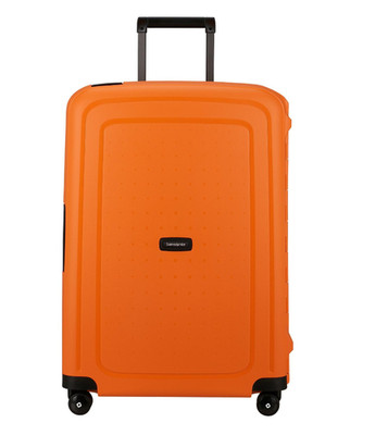 Samsonite S'Cure Spinner 69/25 M Koffer TSA 4 Rollen Apricot 79L Hartschale