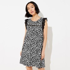 Loft Floral Swing Dress