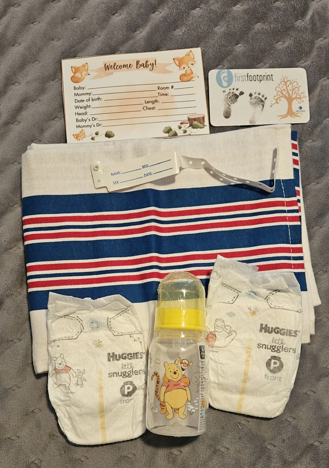 Winnie the Pooh welcome home kit for Reborn Baby