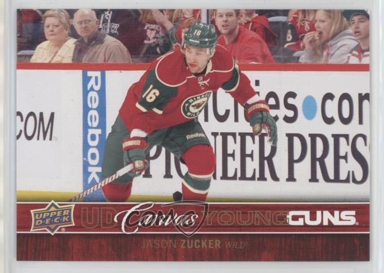 2012-13 Upper Deck UD Canvas Young Guns Jason Zucker #C104 Rookie RC 0o5t