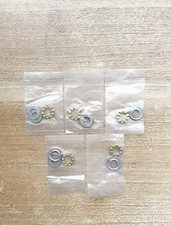 Miniature 8x14x4mm Thrust Ball Bearing Axial Chromium Steel With Washer 5 pcs