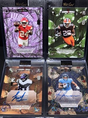4 Card Lot Rookies Sampson Lajohntay Wester Auto Brashard Smith Restrepo Auto