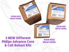Lot of 3 NEW Different Philips Advance Core Coil Ballast Kits HRN