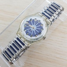 Swatch Uhr BLUE SEGMENT Gent-Flex, Small, GK148/149, von 1992, Ungetragen, Neu