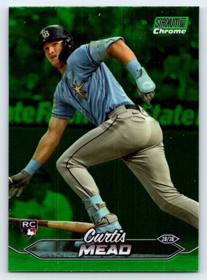 2024 Topps Stadium Club - Curtis Mead #271 Chrome Green (RC)
