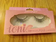 ioni 3D faux mink lashes Wispy Full Dramatic 100% Hand Made 686604