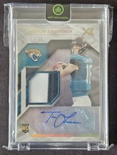 2021 Panini XR Trevor Lawrence RPA Auto 10/10 Jaguars Rookie Patch Football Card. rookie card picture