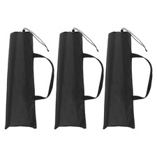 30" x 10" Tripod Carrying Case, 3 Pack Camera Tripod Carrying Bags, Black