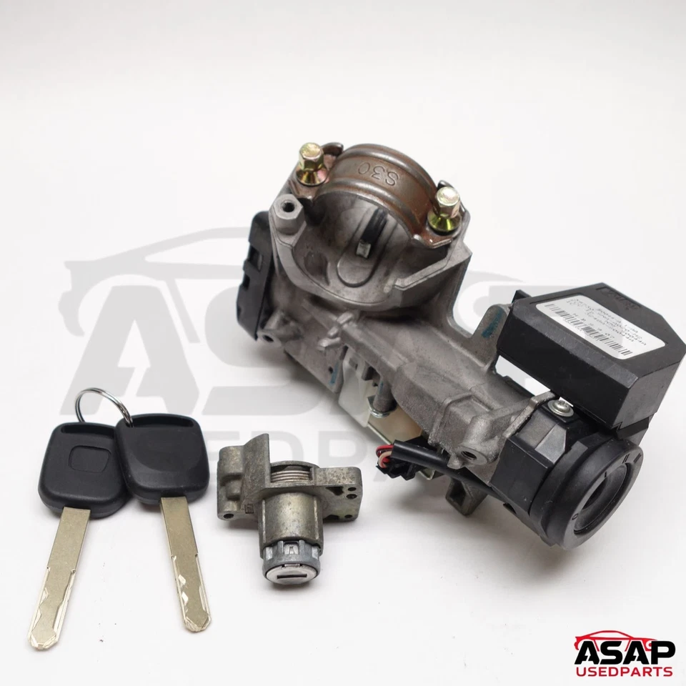 INTERRUPTOR DE ENCENDIDO + CILINDRO CERRADURA PUERTA IZQUIERDA + 2 LLAVES ID46 EN HONDA CIVIC 2006-2011 Foto 3 de 4