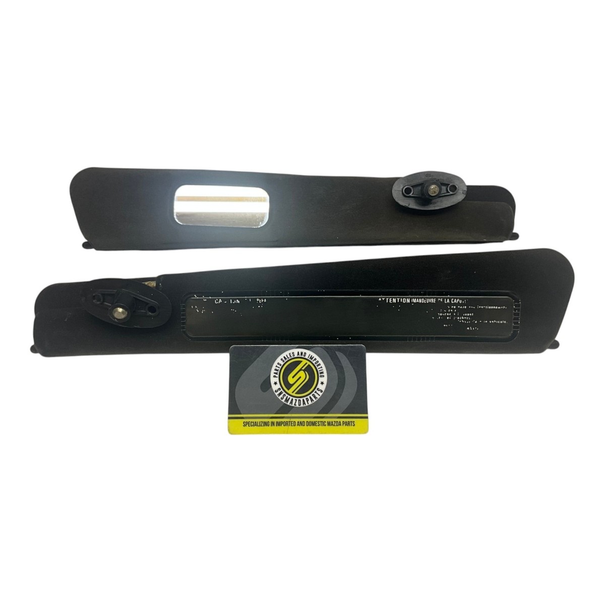 90-97 Mazda Miata MX-5 MX5 OEM NA Folding Sunvisor Sun Visor Black
