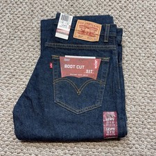 Vintage Y2k Levis 517 Jeans Mens 33x32 Blue Denim Boot Cut