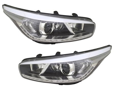 Scheinwerfer Set für Kia Ceed JD 2012- H7 Tagfahrlicht Kurvenlicht Motor LWR