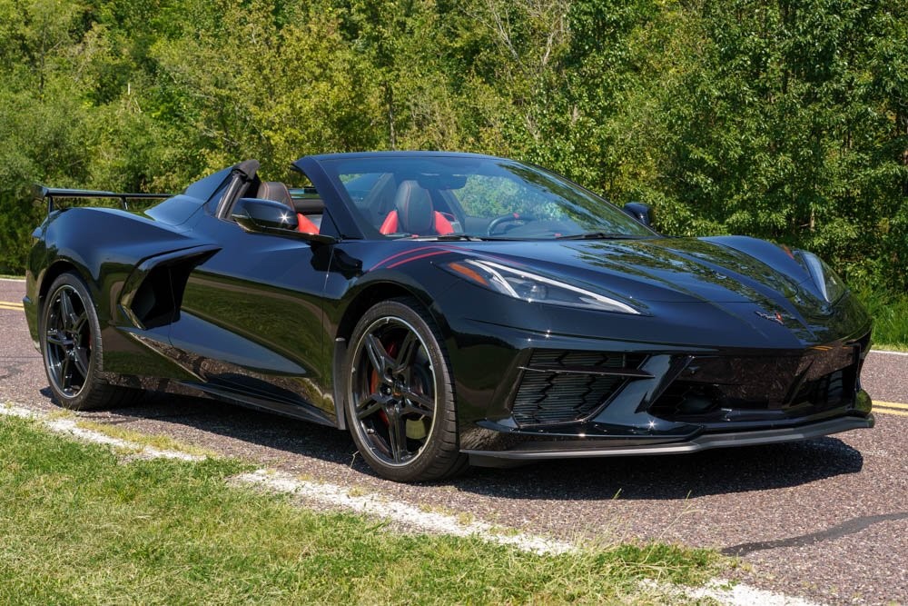 2021 Black Chevrolet Corvette   | C8 Corvette Photo 3