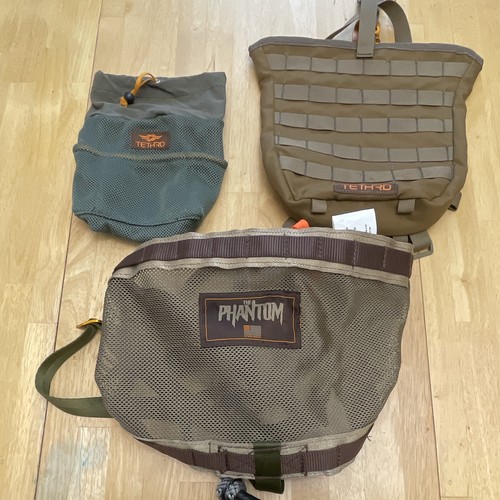 Tethrd Phantom Saddle, Tethrd 4 Pocket Hip Pouch, Tethrd Small Platform Pack