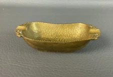 Vintage Brass Dayagi Ashtray Made in Israel Ornate Design