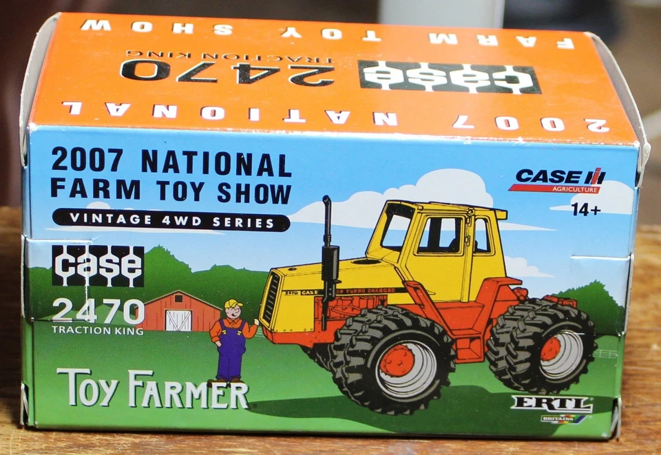 ERTL CASE 2470 4WD TRACTOR 1/64 Scale 2007 NATIONAL FARM TOY SHOW  - M.I.B. - Image 2 of 4