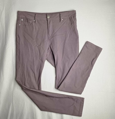 YMI Women's Hyper-stretch Skinny Jeans in Dusty Mauve, Size XL