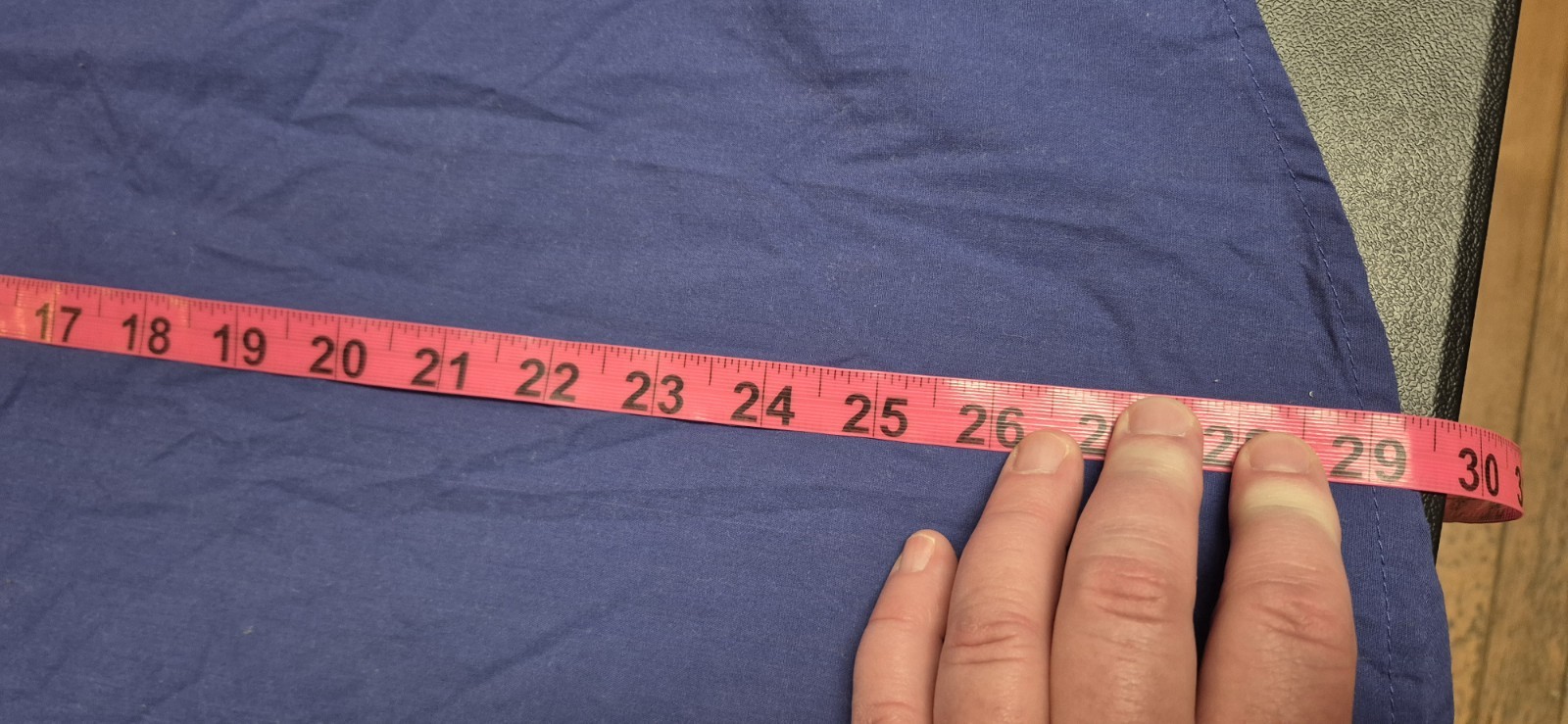 Men's size large blue Basic Editions button closu… - image 5