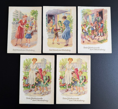 Ansichtskarte, AK,  Planet Verlag Berlin, Schulanfang, Kinder,  1955