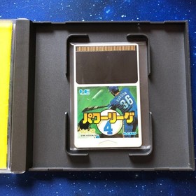 PC Engine Power League 4 PC Engine HuCARD Japan y2