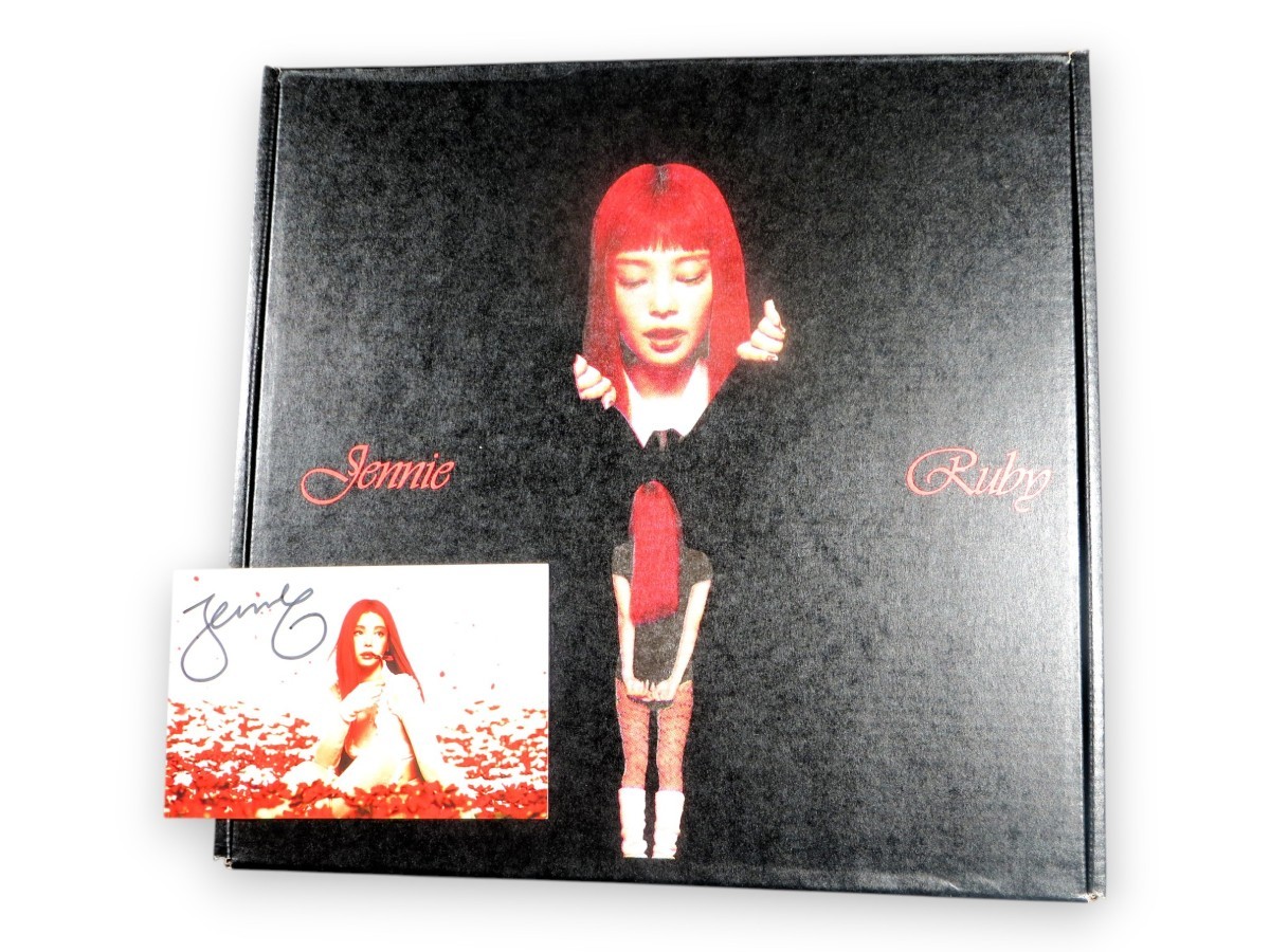 直筆サイン入り ジェニー 「Ruby」 CDアルバム カセット アートカード 直筆サイン入り ジェニー 「Ruby」 CDアルバム カセット アートカード