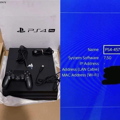 Sony PlayStation 4 Pro Black Video Game Consoles for Sale - eBay