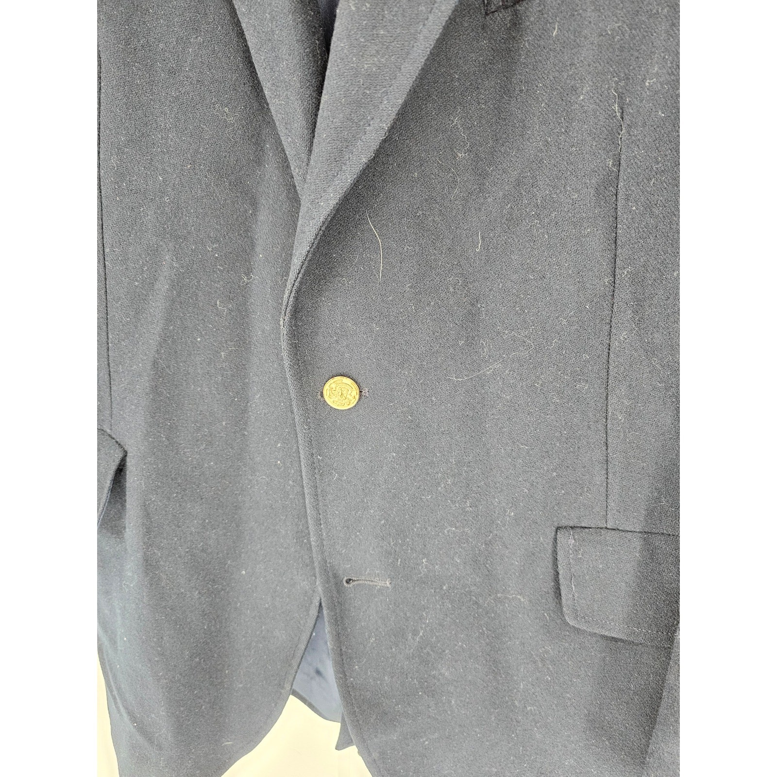 Pendleton Men's Navy Single Button Long Sleeve Wo… - image 3