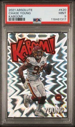 Chase Young #K20 2021 Panini Absolute Kaboom card
